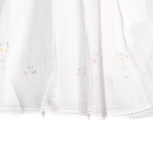 Garden of Angels Size 24M Vintage White Baby Dress With Floral Embroidery & Lace - Picture 4 of 8